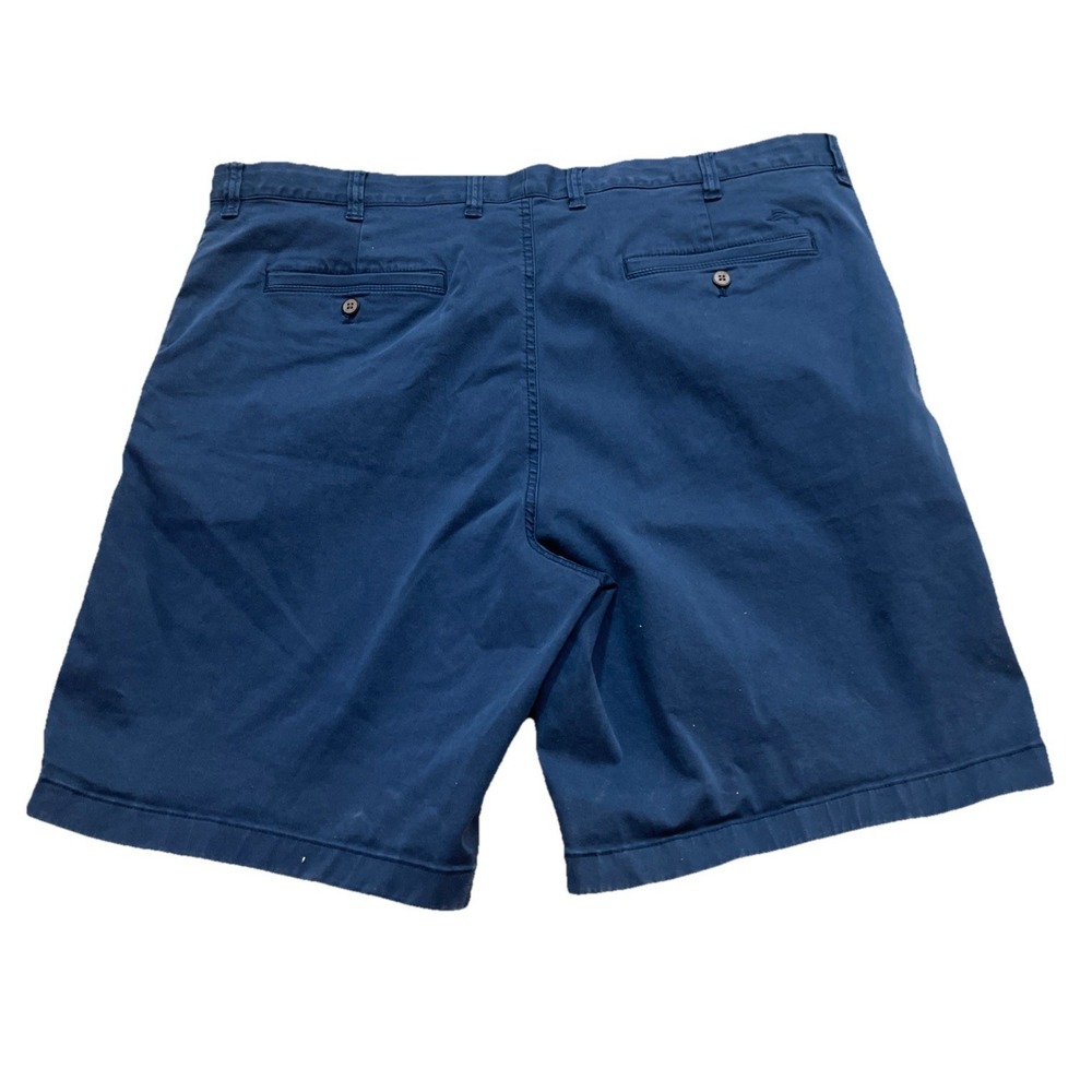 Tommy Bahama Golf Chino Shorts Mens 42 Blue‎ Microfiber Stretch Pockets - Picture 2 of 6